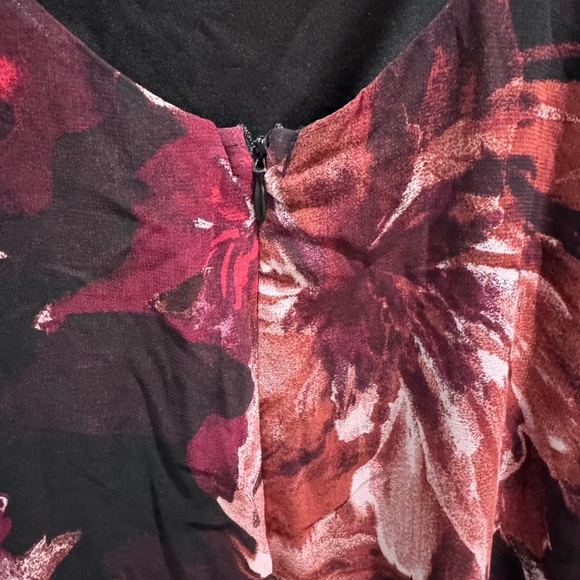 Lulu's Black and Pink Floral Maxi Dress - Picture 6 of 6